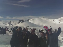 Notre premier igloo est termine!