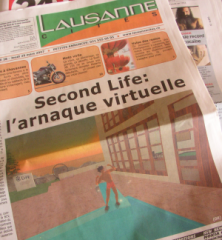 Lausanne Cités parle de Second Life... Lausanne Cités parle de Second Life...